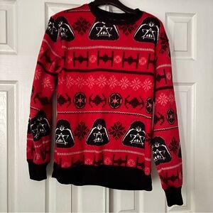 Star Wars Red and Black Crewneck Sweater